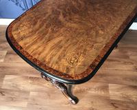 Victorian Burr Walnut & Amboyna Centre Table (14 of 14) Victorian Burr Walnut & Amboyna Centre Table (14 of 14)