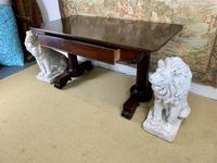 Large 19th Century Rosewood Library Table (5 of 6) Large 19th Century Rosewood Library Table (5 of 6)