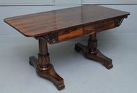 Stunning William IV Rosewood Library / Writing Table (13 of 22) Stunning William IV Rosewood Library / Writing Table (13 of 22)