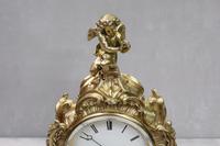 French Rococo Style Brass & Gilt Mantel Clock by Japy Freres (5 of 10) French Rococo Style Brass & Gilt Mantel Clock by Japy Freres (5 of 10)