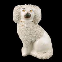 Victorian Staffordshire Pottery Poodle (4 of 6) Victorian Staffordshire Pottery Poodle (4 of 6)