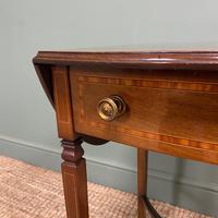 Small Edwardian Inlaid Mahogany Antique Sofa Table (2 of 9) Small Edwardian Inlaid Mahogany Antique Sofa Table (2 of 9)