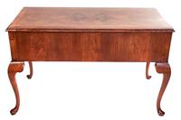 Queen Anne Revival Walnut 3 Drawer Table c.1920 (5 of 6) Queen Anne Revival Walnut 3 Drawer Table c.1920 (5 of 6)