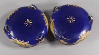 Georgian Bilston Enamel Salt Cellars Pair Rare (17 of 17) Georgian Bilston Enamel Salt Cellars Pair Rare (17 of 17)