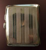 Antique Sterling Silver Cigarette Case - 1932 (2 of 4) Antique Sterling Silver Cigarette Case - 1932 (2 of 4)
