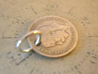 Antique Pocket Watch Chain Fob 1920 Silver Lucky Three Pence Old 3d Coin Fob (6 of 8) Antique Pocket Watch Chain Fob 1920 Silver Lucky Three Pence Old 3d Coin Fob (6 of 8)