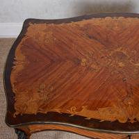 Serpentine Writing Table Louis XVI Style Inlaid Kingwood (18 of 19) Serpentine Writing Table Louis XVI Style Inlaid Kingwood (18 of 19)