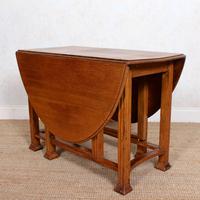 Oak Gateleg Dining Table Carved Solid Folding Kitchen Table (12 of 15) Oak Gateleg Dining Table Carved Solid Folding Kitchen Table (12 of 15)