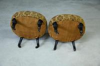 Pair of Victorian Ebonised Salon Chairs (7 of 7) Pair of Victorian Ebonised Salon Chairs (7 of 7)