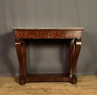 French Louis Philippe Period Mahogany Console Table (10 of 12) French Louis Philippe Period Mahogany Console Table (10 of 12)