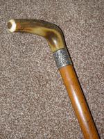 Victorian Hallmarked 1899 Repousse Silver Walking Stick With Antler Handle 'C.H' (6 of 12) Victorian Hallmarked 1899 Repousse Silver Walking Stick With Antler Handle 'C.H' (6 of 12)