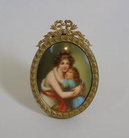 Antique Porcelain Portrait Miniature Madame le Brun (5 of 5) Antique Porcelain Portrait Miniature Madame le Brun (5 of 5)