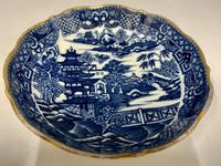 Antique Caughley Porcelain Deep Saucer c.1795 (2 of 6) Antique Caughley Porcelain Deep Saucer c.1795 (2 of 6)