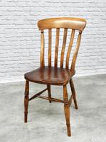 Set of 4 Lath Back Kitchen Chairs (5 of 5) Set of 4 Lath Back Kitchen Chairs (5 of 5)