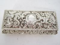 Late Victorian Rectangular Silver Jewellery or Trinket Box (4 of 6) Late Victorian Rectangular Silver Jewellery or Trinket Box (4 of 6)