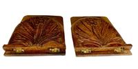 Antique Pair of Carved Oak Bookends c.1905 (3 of 5) Antique Pair of Carved Oak Bookends c.1905 (3 of 5)