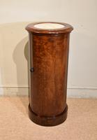 William IV Plum Pudding Mahogany Round Pot Cupboard