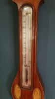 Antique Sheraton Inlaid Maple of London Banjo Barometer (6 of 6) Antique Sheraton Inlaid Maple of London Banjo Barometer (6 of 6)