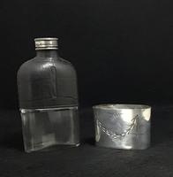 Victorian Leather Bound and Silver Plated Hip Flask (3 of 4) Victorian Leather Bound and Silver Plated Hip Flask (3 of 4)