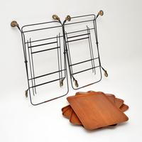 1960’s Pair of Vintage Swedish Teak Side Tables / Trolleys (8 of 11) 1960’s Pair of Vintage Swedish Teak Side Tables / Trolleys (8 of 11)