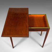 Antique Fold Over Card Table, English, Mahogany, Games, Occasional, Edwardian (10 of 12) Antique Fold Over Card Table, English, Mahogany, Games, Occasional, Edwardian (10 of 12)