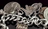 Vintage Sterling Silver Charm Bracelet, 1960s - Heavy (7 of 12) Vintage Sterling Silver Charm Bracelet, 1960s - Heavy (7 of 12)