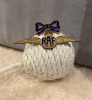 RAF Brooch Suspended from Enamel Bow (3 of 3) RAF Brooch Suspended from Enamel Bow (3 of 3)
