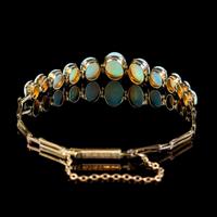 Antique Victorian Opal Bracelet 15ct Gold c.1900 (6 of 8) Antique Victorian Opal Bracelet 15ct Gold c.1900 (6 of 8)