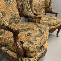 Pair of French Wing Armchairs (2 of 9) Pair of French Wing Armchairs (2 of 9)