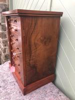 Antique Small Walnut Wellington Collectors Chest (3 of 10) Antique Small Walnut Wellington Collectors Chest (3 of 10)
