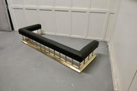 Large Brass & Black Leather Step Over Club Fender (7 of 7) Large Brass & Black Leather Step Over Club Fender (7 of 7)