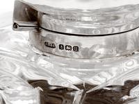 John Grinsell Silver Mounted and Cut Glass Swirl Design Inkwell (2 of 4) John Grinsell Silver Mounted and Cut Glass Swirl Design Inkwell (2 of 4)