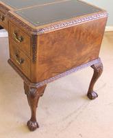 Quality Burr Walnut Kneehole Writing Desk (7 of 15) Quality Burr Walnut Kneehole Writing Desk (7 of 15)