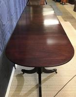 Mahogany Triple Pedestal Dining Table (7 of 10) Mahogany Triple Pedestal Dining Table (7 of 10)