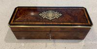 Victorian Burr Cedar Glove Box Cross Banded in Tulipwood (10 of 13) Victorian Burr Cedar Glove Box Cross Banded in Tulipwood (10 of 13)