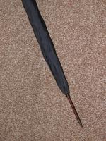 Victorian Hallmarked 1897 Silver Derby Handled Black Canopy Umbrella (10 of 14) Victorian Hallmarked 1897 Silver Derby Handled Black Canopy Umbrella (10 of 14)
