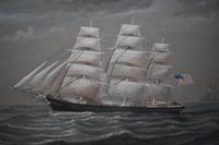 American Clipper White Squall 1861 Pierhead Watercolour Painting (8 of 9) American Clipper White Squall 1861 Pierhead Watercolour Painting (8 of 9)