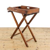 Antique Victorian Mahogany Butlers’ Tray Table