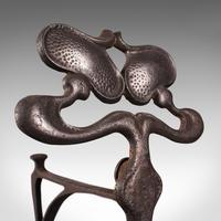 Pair of Antique Andirons, French, Iron, Fire Dogs, Tool Rest, Art Nouveau, 1900 (10 of 12) Pair of Antique Andirons, French, Iron, Fire Dogs, Tool Rest, Art Nouveau, 1900 (10 of 12)