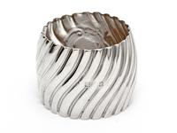 Victorian Silver Napkin Ring with a Chased Spiral Body (2 of 3) Victorian Silver Napkin Ring with a Chased Spiral Body (2 of 3)