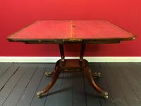 Exceptional Regency Period Rosewood Inlaid Fold-over Occasional Card Games Table (4 of 14) Exceptional Regency Period Rosewood Inlaid Fold-over Occasional Card Games Table (4 of 14)