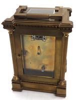 Rare Antique French 8-day Carriage Clock Unusual Masked Dial Case with Sweeping Secs Hand (6 of 12) Rare Antique French 8-day Carriage Clock Unusual Masked Dial Case with Sweeping Secs Hand (6 of 12)