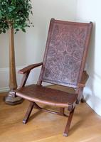 Peruvian Tooled Saddle Leather Folding Armchair (5 of 13) Peruvian Tooled Saddle Leather Folding Armchair (5 of 13)