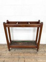 Antique Mahogany Three Section Stick Stand (4 of 8) Antique Mahogany Three Section Stick Stand (4 of 8)