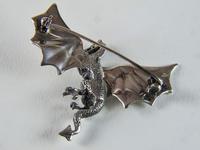 Heavy Silver Mythical Dragon Brooch (2 of 3) Heavy Silver Mythical Dragon Brooch (2 of 3)