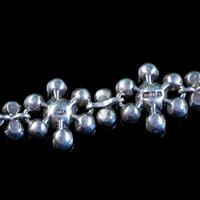 Antique Victorian Paste Bracelet Sterling Silver Dated 1895 (4 of 6) Antique Victorian Paste Bracelet Sterling Silver Dated 1895 (4 of 6)