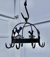 Blacksmith Made Iron Game Hanger, Kitchen Utensil or Pot Hanger (4 of 5) Blacksmith Made Iron Game Hanger, Kitchen Utensil or Pot Hanger (4 of 5)