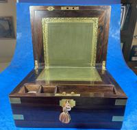 Victorian Brassbound Rosewood Writing Slope (19 of 20) Victorian Brassbound Rosewood Writing Slope (19 of 20)