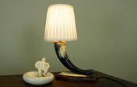 Vintage 1960s Faux Horn Style Table Desk Lamp (8 of 8) Vintage 1960s Faux Horn Style Table Desk Lamp (8 of 8)