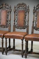4 Carved Oak Dining Chairs (12 of 13) 4 Carved Oak Dining Chairs (12 of 13)